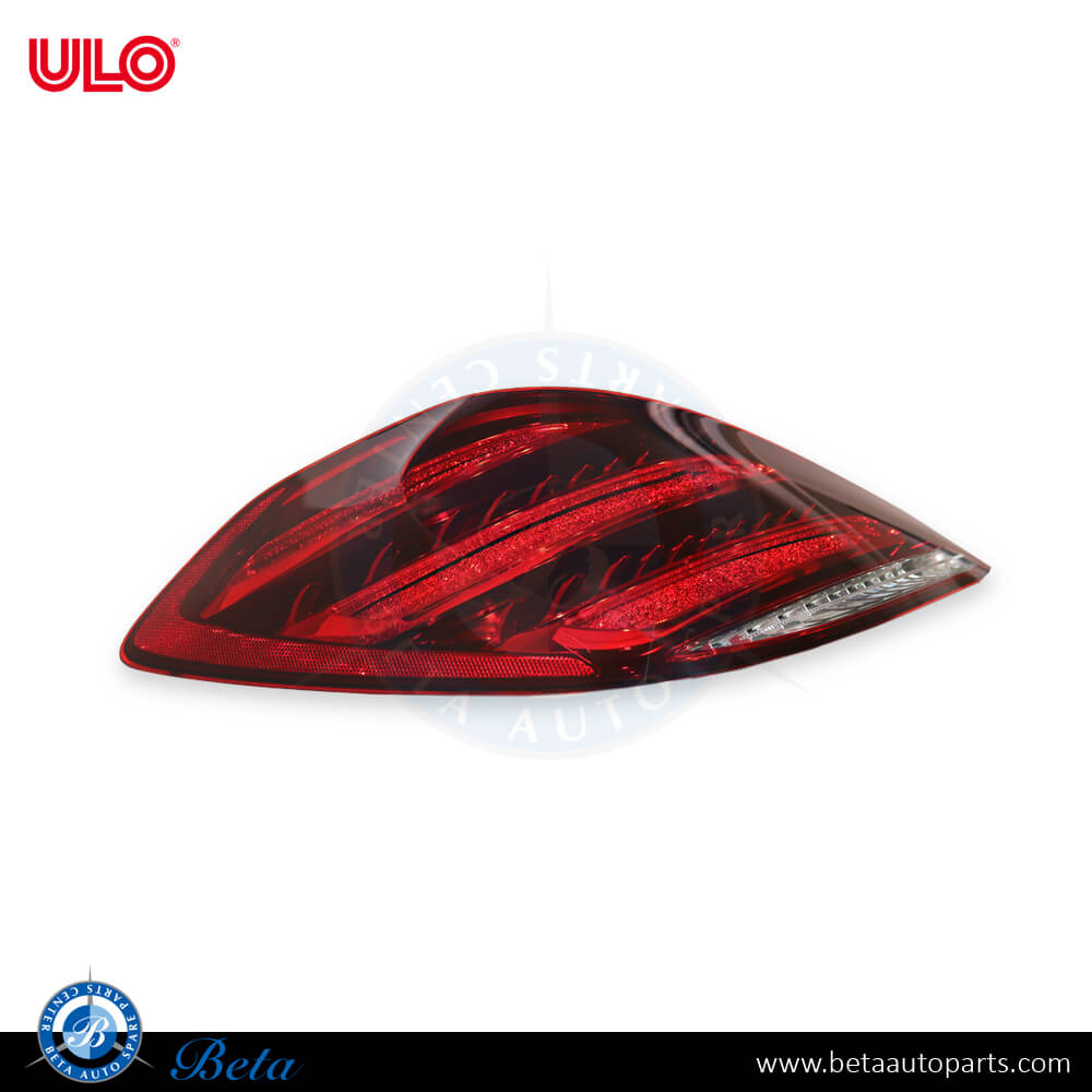 Left Side Tail Lamp LED - USA Type for Mercedes S-Class W222 2018-up models, Part Number 2229067104 Left Side Tail Lamp LED - USA Type for Mercedes S-Class W222 2018-up models, Part Number 2229067104